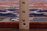 Rust Persian Fine Serapi Handmade Wool Rug - 9' 0" X 11' 11" - Golden Nile