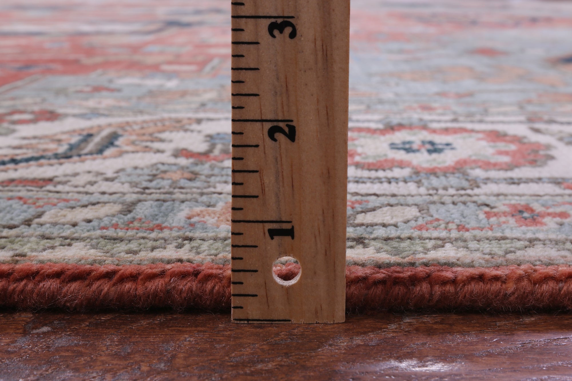 Red Persian Fine Serapi Hand Knotted Wool Rug - 9' 0" X 11' 10" - Golden Nile
