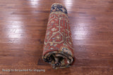 Red Persian Fine Serapi Hand Knotted Wool Rug - 8' 10" X 11' 8" - Golden Nile