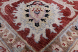 Ivory Persian Tabriz Hand Knotted Wool Rug - 8' 0" X 9' 8" - Golden Nile