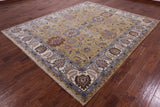 Persian Tabriz Handmade Wool Rug - 8' 1" X 9' 8" - Golden Nile