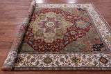 Persian Fine Serapi Hand Knotted Wool Rug - 7' 11" X 9' 9" - Golden Nile