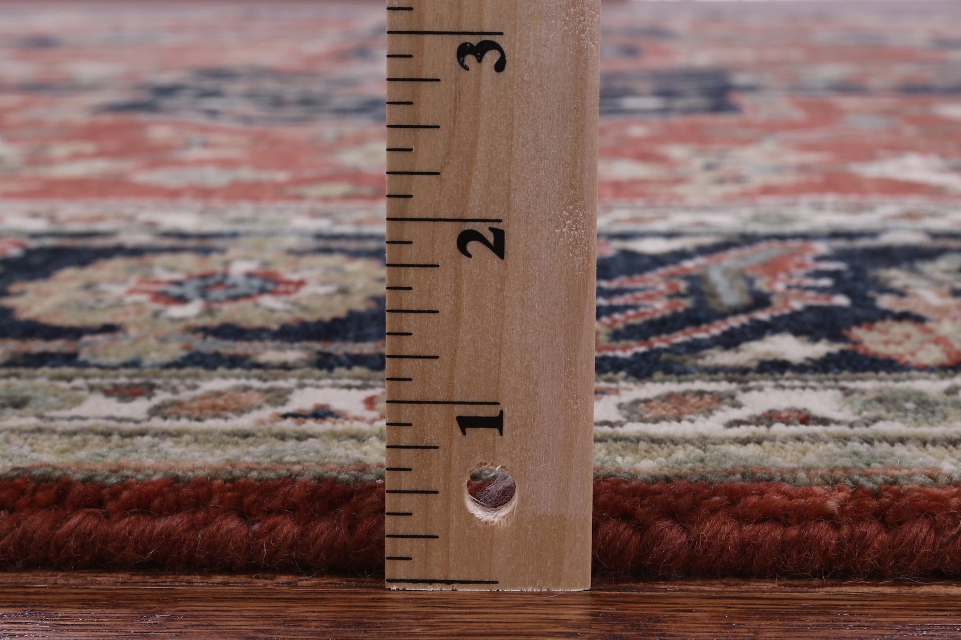 Rust Persian Fine Serapi Hand Knotted Wool Rug - 8' 1" X 10' 0" - Golden Nile