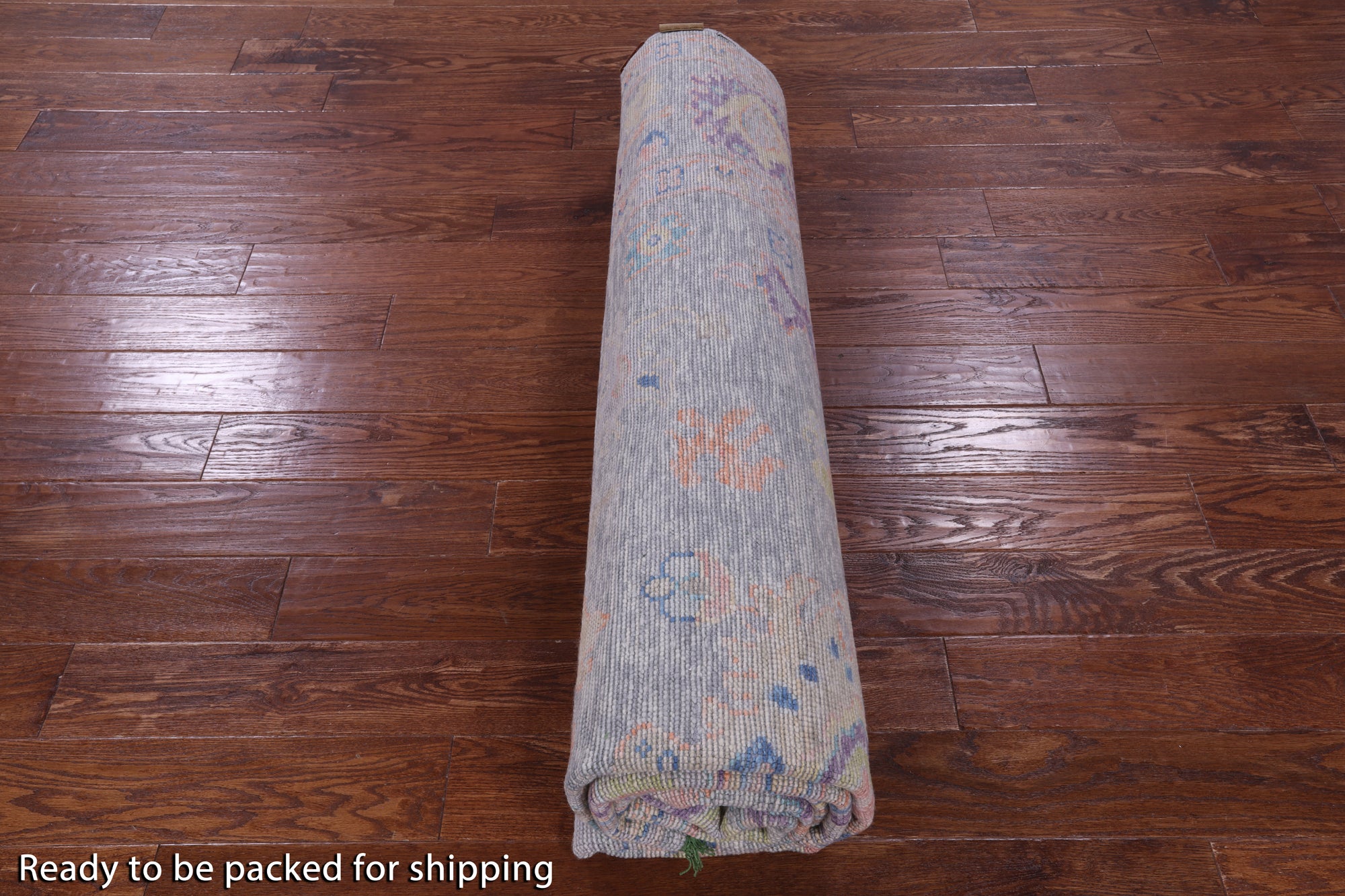 Grey Turkish Oushak Hand Knotted Wool Rug - 8' 4" X 10' 0" - Golden Nile