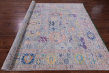 Grey Turkish Oushak Hand Knotted Wool Rug - 8' 4" X 10' 0" - Golden Nile