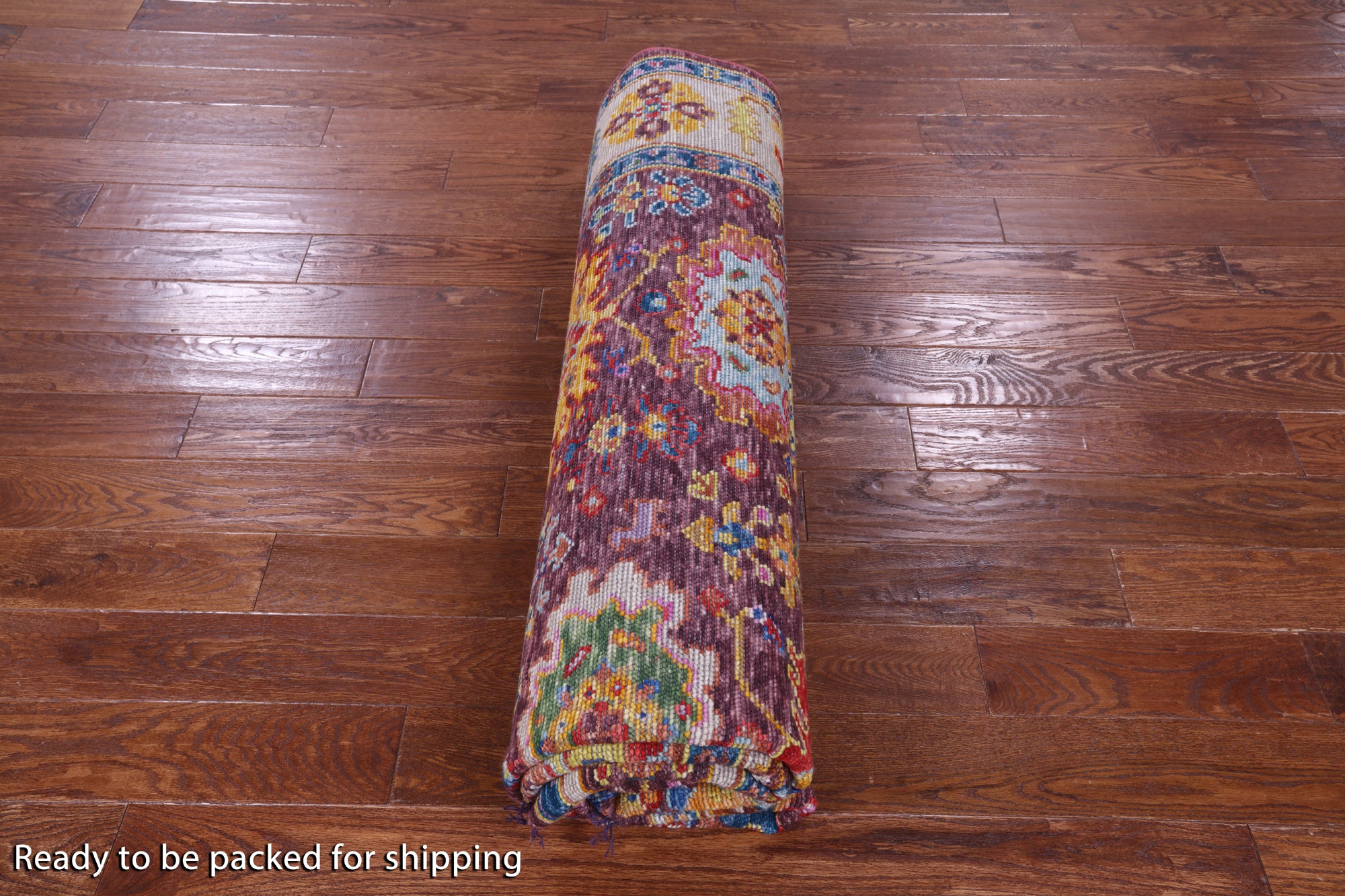 Turkish Oushak Hand Knotted Wool Rug - 8' 2" X 10' 3" - Golden Nile
