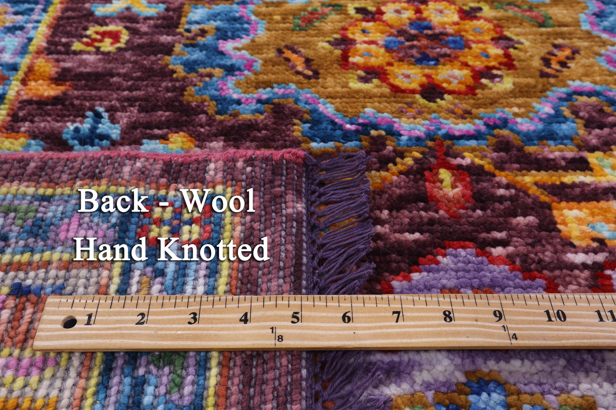 Turkish Oushak Hand Knotted Wool Rug - 8' 2" X 10' 3" - Golden Nile