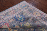 Grey Turkish Oushak Hand Knotted Wool Rug - 8' 3" X 10' 2" - Golden Nile