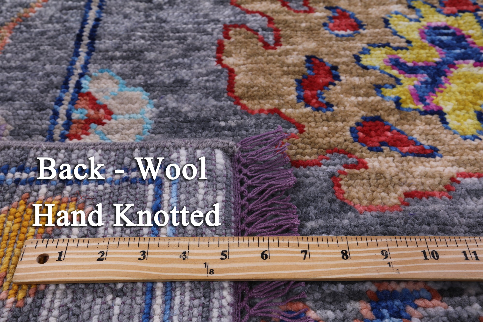 Grey Turkish Oushak Hand Knotted Wool Rug - 8' 2" X 10' 1" - Golden Nile