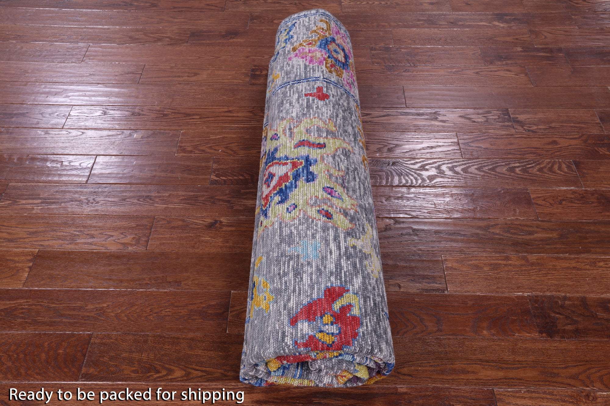 Grey Turkish Oushak Hand Knotted Wool Rug - 8' 2" X 10' 1" - Golden Nile