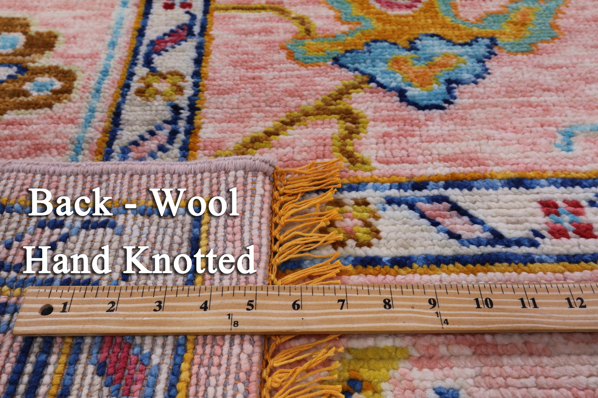 Turkish Oushak Hand Knotted Wool Rug - 8' 4" X 9' 10" - Golden Nile