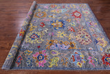 Grey Turkish Oushak Hand Knotted Wool Rug - 8' 1" X 10' 2" - Golden Nile
