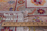 Ivory Turkish Oushak Hand Knotted Wool Rug - 9' 3" X 12' 0" - Golden Nile