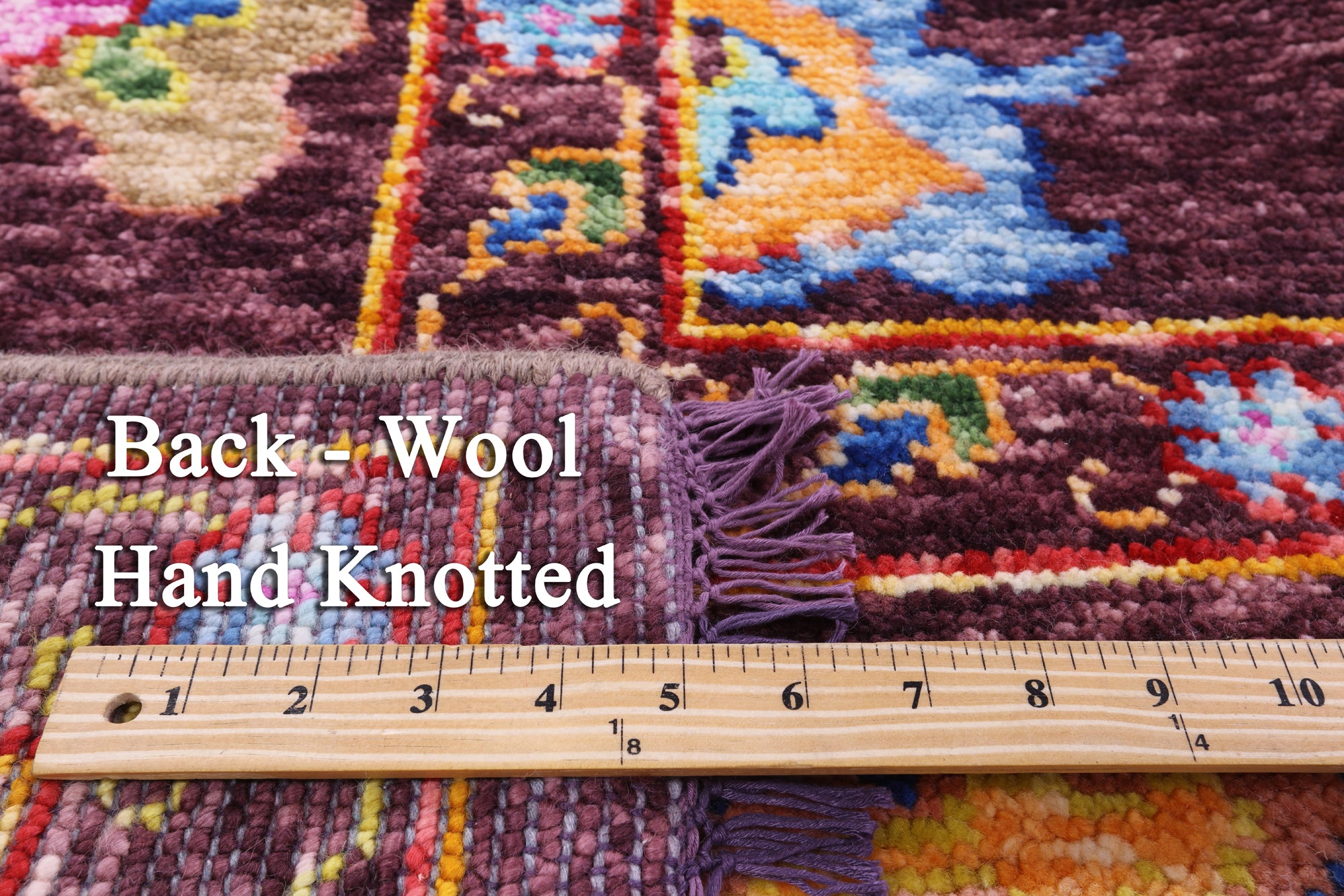 Turkish Oushak Hand Knotted Wool Rug - 9' 3" X 11' 11" - Golden Nile