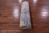 Grey Turkish Oushak Hand Knotted Wool Rug - 9' 2" X 11' 11" - Golden Nile