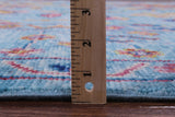 Blue Turkish Oushak Hand Knotted Wool Rug - 9' 3" X 12' 0" - Golden Nile