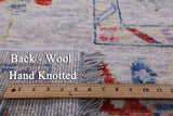 Grey Turkish Oushak Hand Knotted Wool Rug - 10' 5" X 13' 11" - Golden Nile