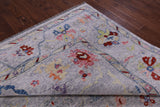 Grey Turkish Oushak Hand Knotted Wool Rug - 10' 5" X 13' 11" - Golden Nile