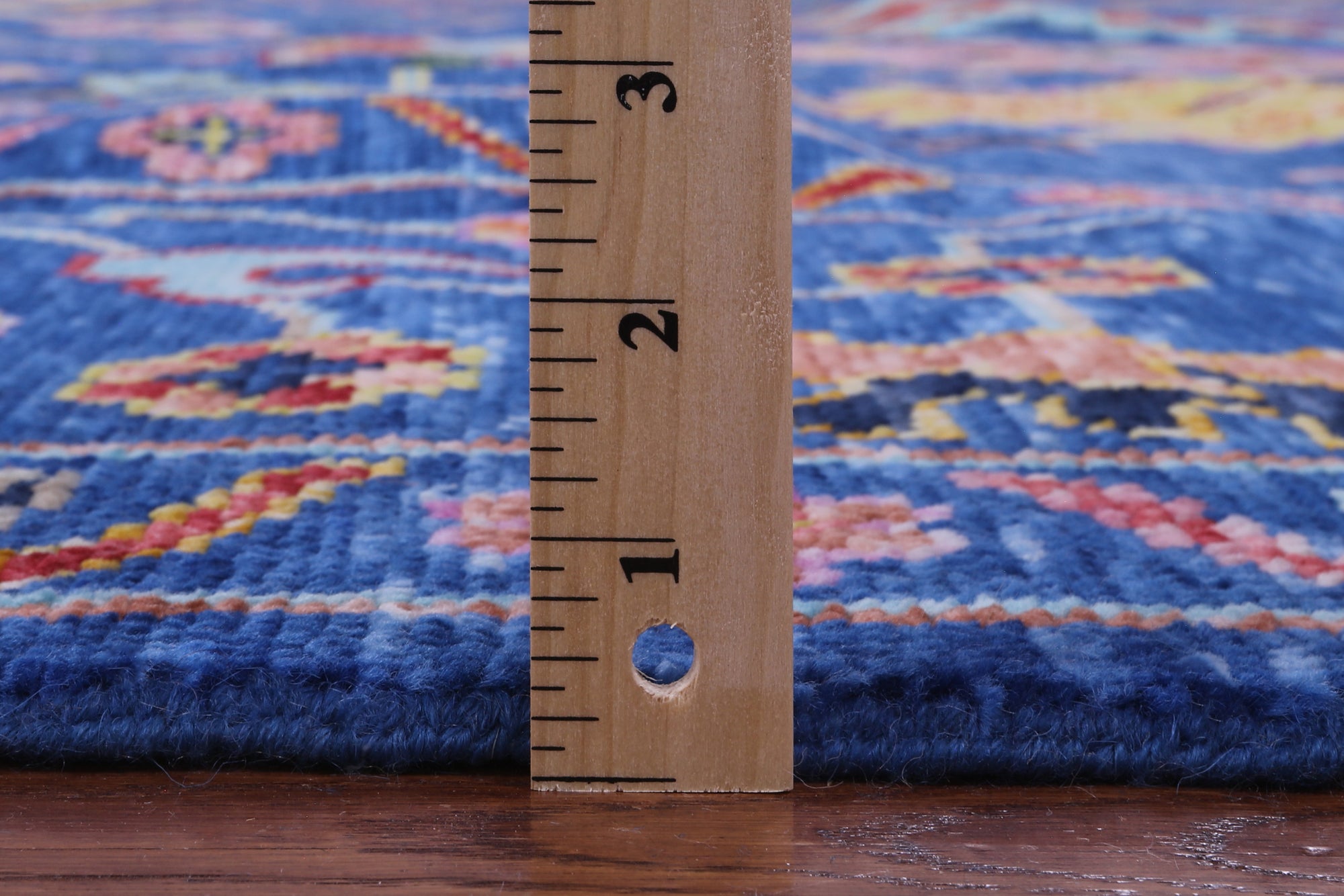 Blue Turkish Oushak Hand Knotted Wool Rug - 10' 1" X 13' 6" - Golden Nile