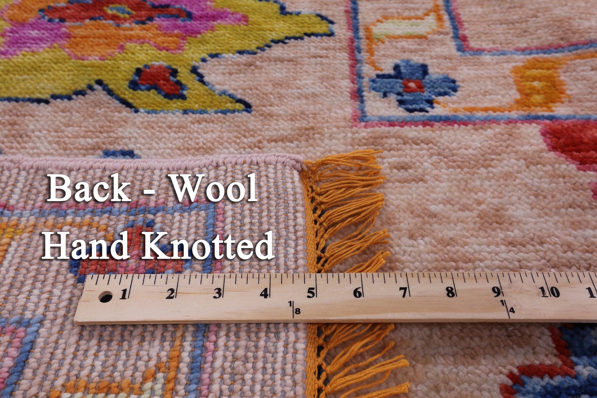 Turkish Oushak Hand Knotted Wool Rug - 9' 11" X 13' 10" - Golden Nile