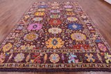 Turkish Oushak Hand Knotted Wool Rug - 9' 10" X 13' 7" - Golden Nile