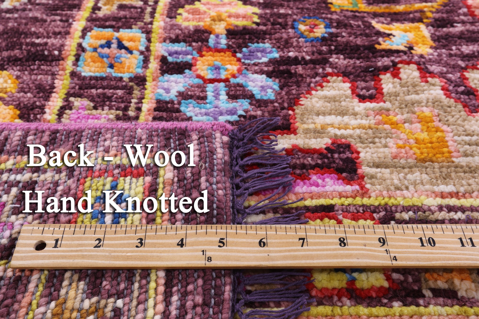 Turkish Oushak Hand Knotted Wool Rug - 9' 10" X 13' 7" - Golden Nile