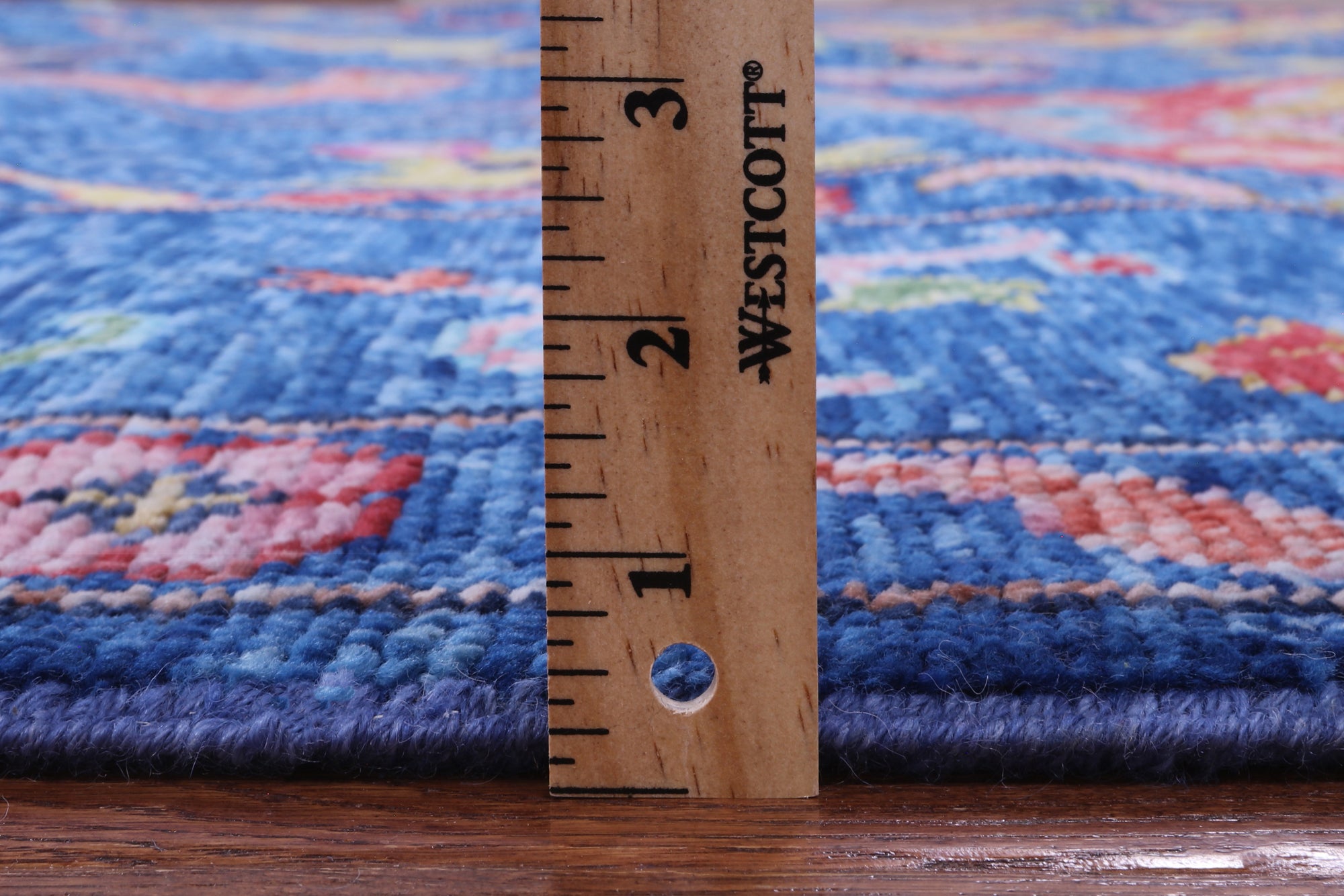 Blue Turkish Oushak Hand Knotted Wool Rug - 10' 3" X 13' 9" - Golden Nile