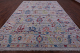 Grey Turkish Oushak Handmade Wool Rug - 10' 4" X 13' 11" - Golden Nile
