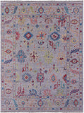 Grey Turkish Oushak Handmade Wool Rug - 10' 4" X 13' 11" - Golden Nile