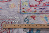 Grey Turkish Oushak Handmade Wool Rug - 10' 4" X 13' 11" - Golden Nile