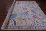 Grey Turkish Oushak Handmade Wool Rug - 10' 4" X 13' 11" - Golden Nile