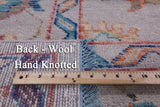 Ivory Turkish Oushak Hand Knotted Wool Rug - 10' 4" X 13' 10" - Golden Nile