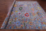 Grey Turkish Oushak Hand Knotted Wool Rug - 10' 1" X 13' 8" - Golden Nile