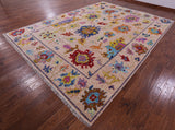 Turkish Oushak Hand Knotted Wool Rug - 10' 1" X 13' 9" - Golden Nile