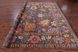 Brown Square Turkish Oushak Hand Knotted Wool Rug - 10' 2" X 10' 4" - Golden Nile