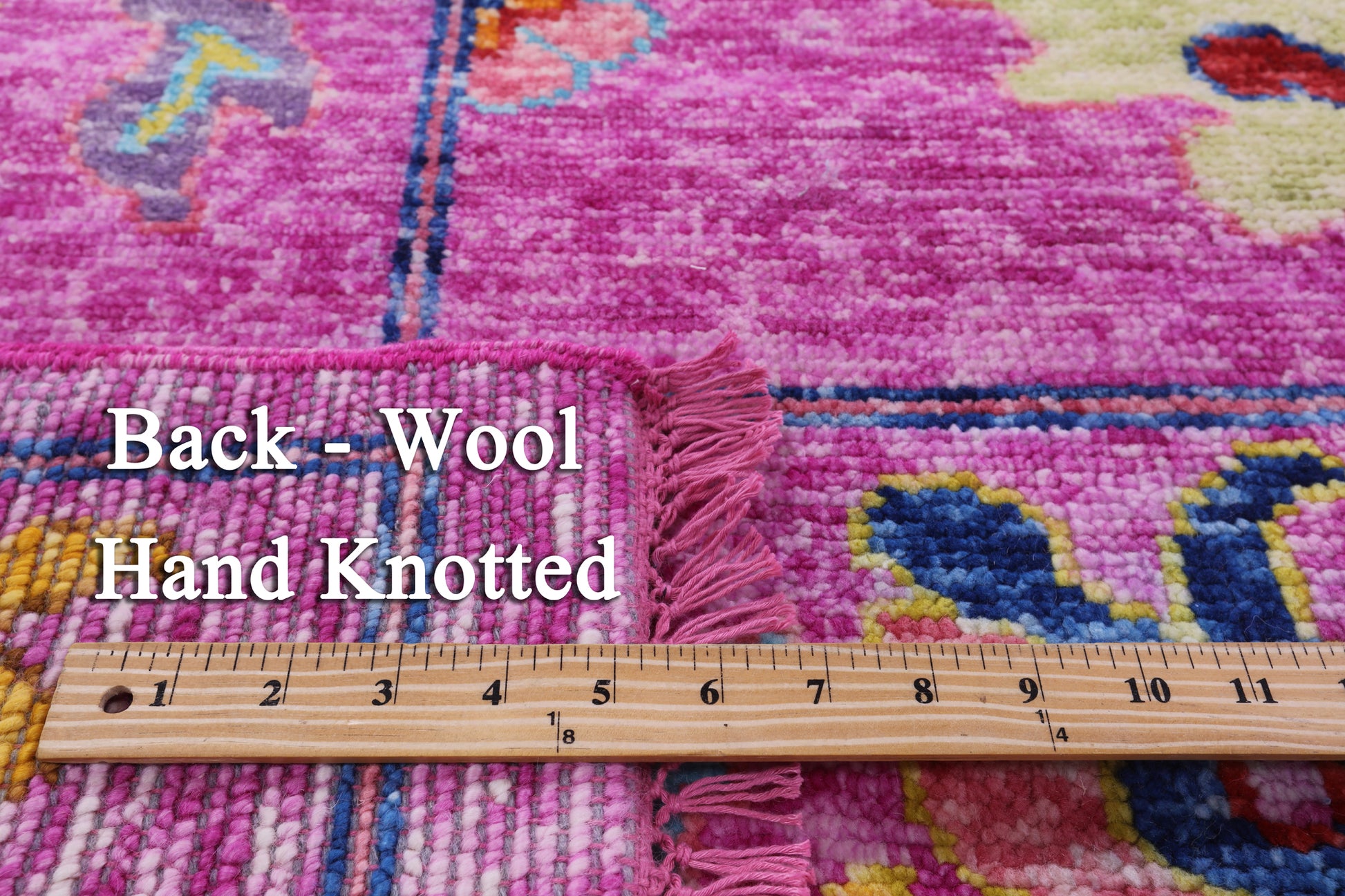 Pink Turkish Oushak Hand Knotted Wool Rug - 9' 11" X 14' 0" - Golden Nile