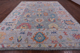 Grey Turkish Oushak Hand Knotted Wool Rug - 12' 3" X 14' 10" - Golden Nile
