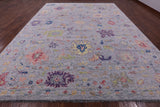 Grey Turkish Oushak Hand Knotted Wool Rug - 11' 11" X 14' 10" - Golden Nile