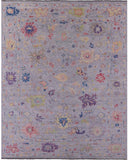 Grey Turkish Oushak Hand Knotted Wool Rug - 11' 11" X 14' 10" - Golden Nile