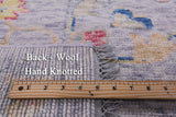 Grey Turkish Oushak Hand Knotted Wool Rug - 11' 11" X 14' 10" - Golden Nile