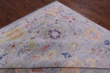 Grey Turkish Oushak Hand Knotted Wool Rug - 11' 11" X 14' 10" - Golden Nile