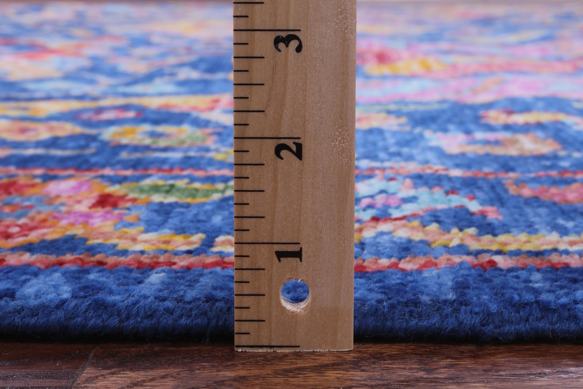 Blue Turkish Oushak Hand Knotted Wool Rug - 9' 1" X 12' 0" - Golden Nile