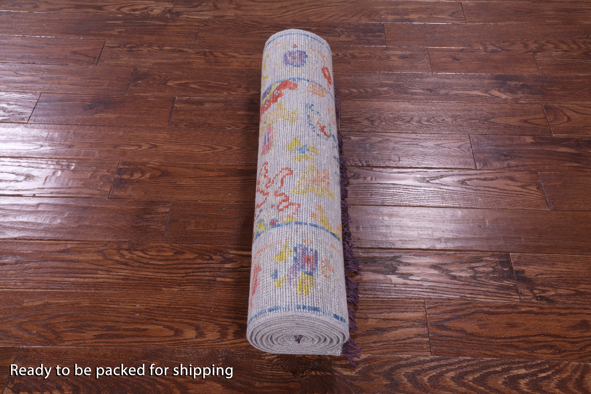 Grey Turkish Oushak Handmade Wool Runner Rug - 2' 9" X 9' 1" - Golden Nile
