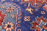 Blue Persian Fine Serapi Handmade Wool Runner Rug - 2' 8" X 10' 3" - Golden Nile