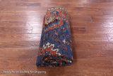 Blue Persian Fine Serapi Hand Knotted Wool Rug - 5' 3" X 12' 11" - Golden Nile