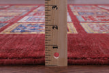 Red Garden Design Persian Hand Knotted Wool Rug - 5' 8" X 7' 10" - Golden Nile