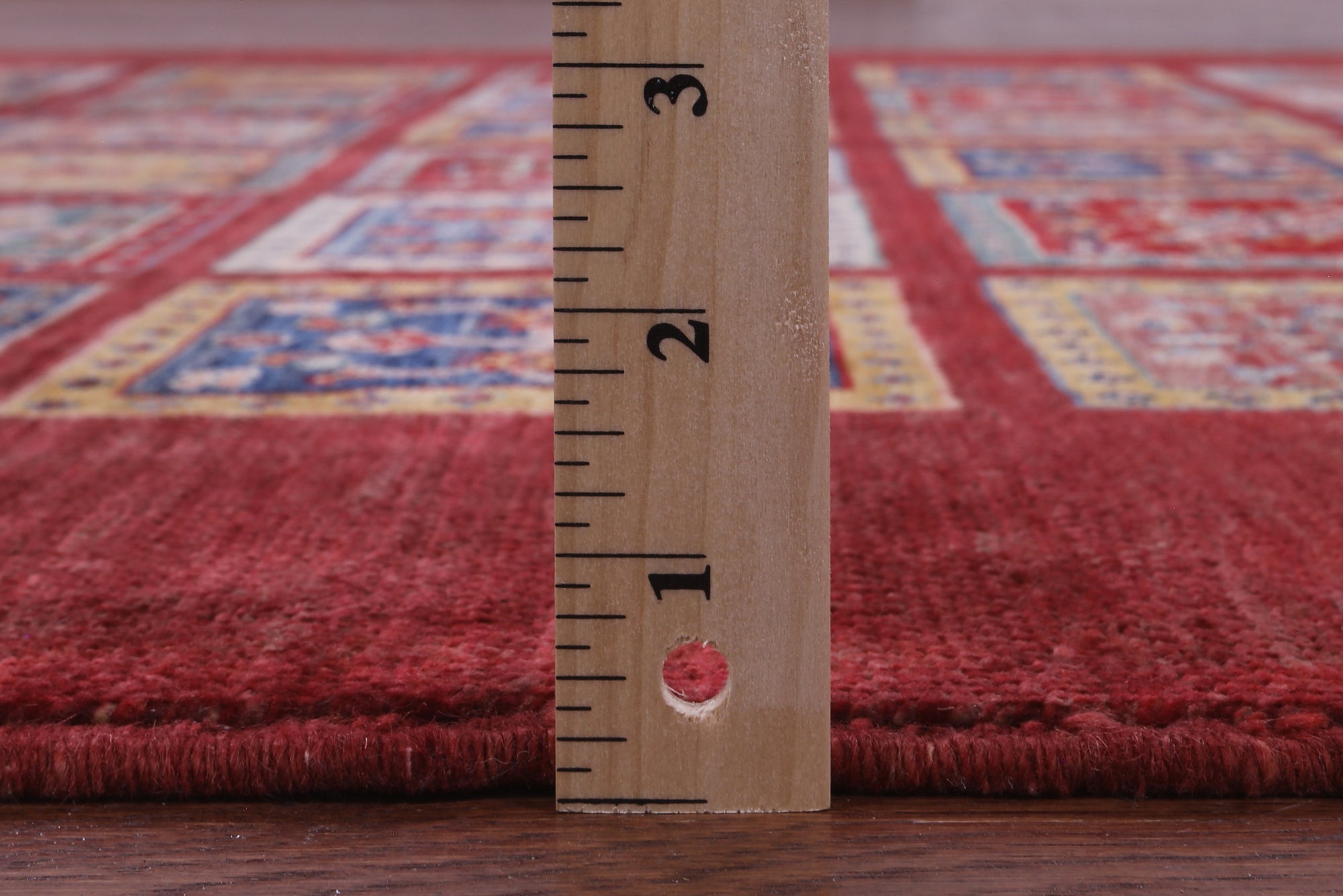 Red Garden Design Persian Hand Knotted Wool Rug - 5' 8" X 7' 10" - Golden Nile