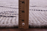Tribal Moroccan Hand Knotted Wool On Wool Rug - 8' 2" X 9' 7" - Golden Nile