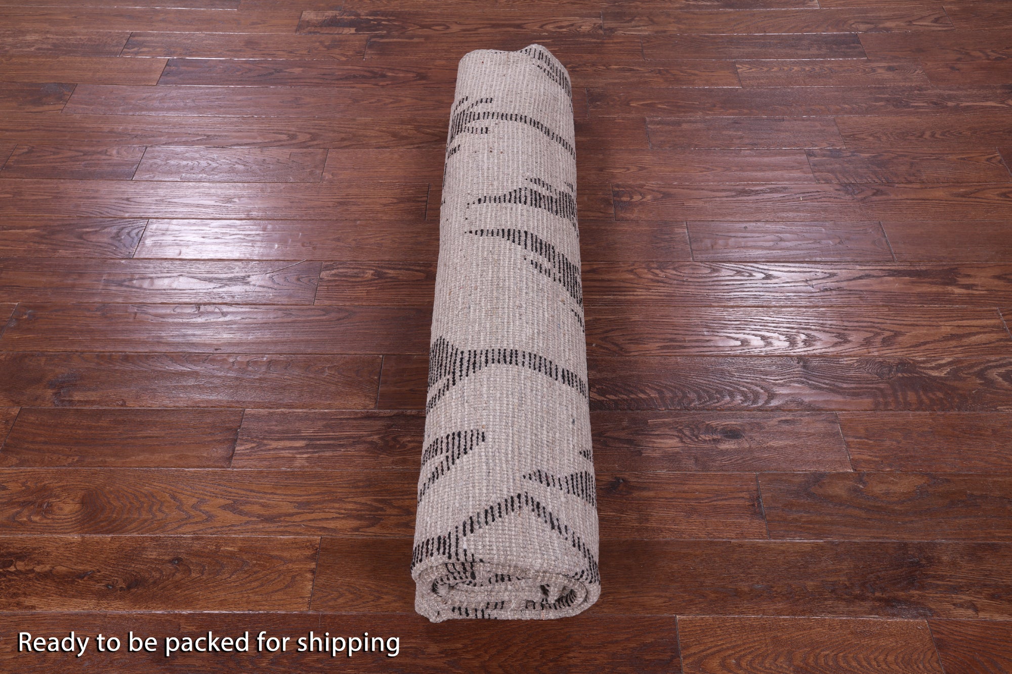 Square Tribal Moroccan Hand Knotted Wool On Wool Rug - 8' 7" X 9' 4" - Golden Nile
