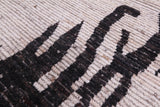 Square Tribal Moroccan Hand Knotted Wool On Wool Rug - 8' 7" X 9' 4" - Golden Nile